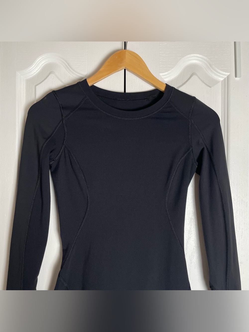 Lululemon Run: Reflect Long Sleeve Pullover Top Women’s 2 Black Reflect Fitted - Picture 5 of 15